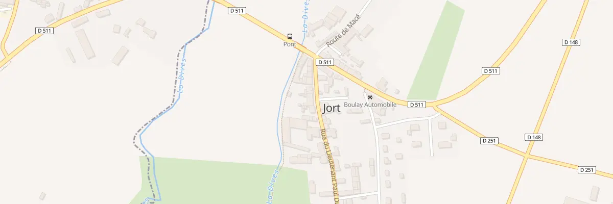 Plan du 11 Rue Lieutenant Paul Duhomme à Jort