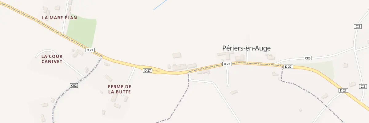 Plan du 1739 Rte Départementale 27 à Périers-en-Auge