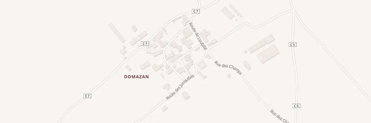 Plan du 2 Rue de la Treille Domazan à Loubigné