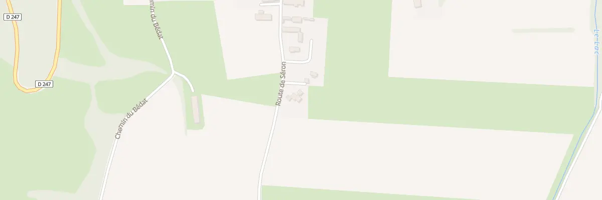 Plan du 5040 Rte de Seron à Escaunets