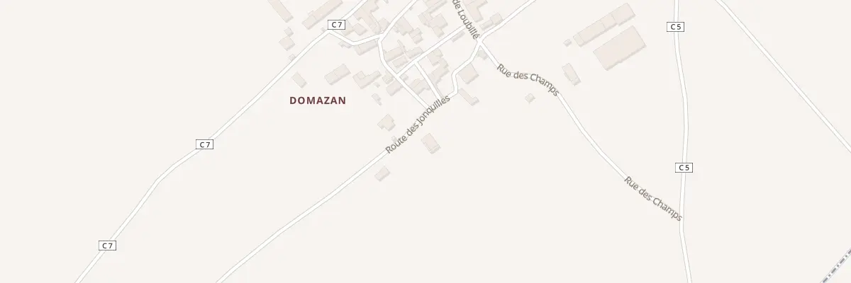 Plan du 4 Rte des Jonquilles Domazan à Loubigné