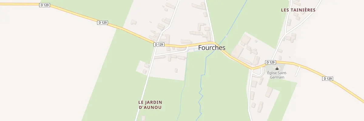Plan du 1 Imp de la Cour d’Aunou à Fourches