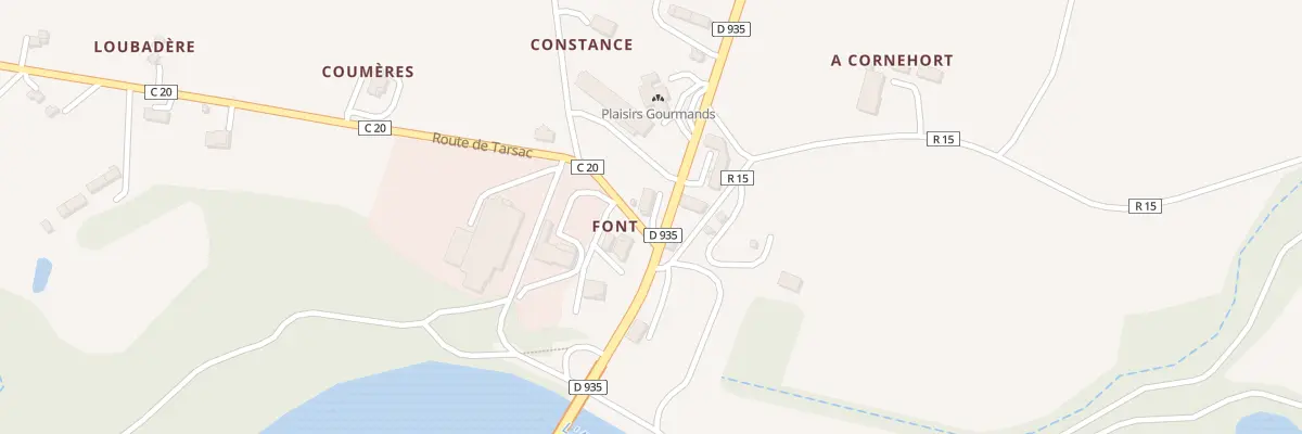 Plan du 10 Rte de Tarsac à Riscle