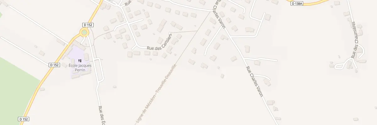 Plan du 8 Rue du Clos des Pommiers à Méry-Bissières-en-Auge