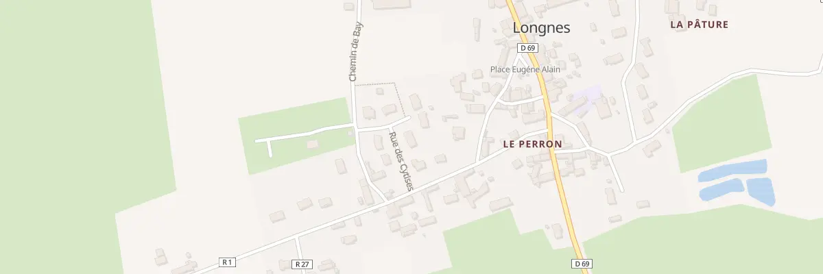 Plan du 1 Rue des Cytises à Longnes