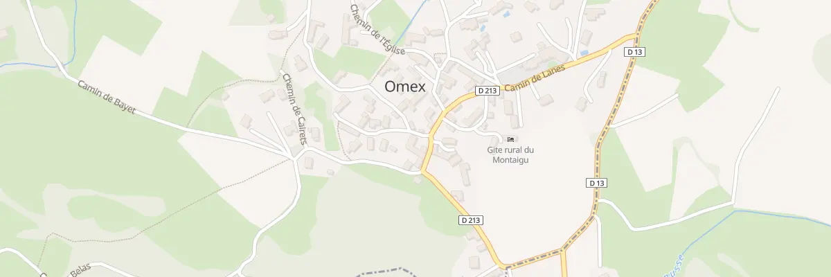 Plan du 3 Pl du Clot à Omex