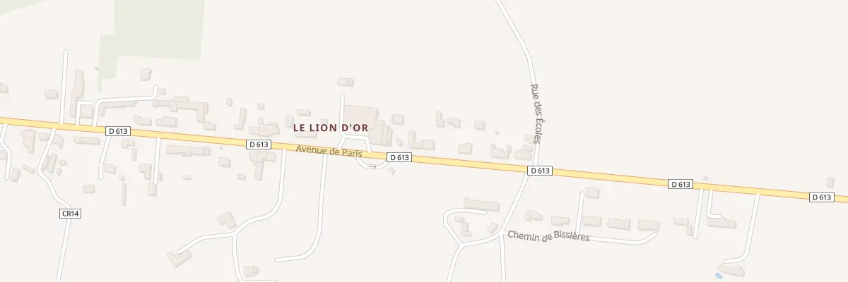 Plan du 47 Av de Paris à Méry-Bissières-en-Auge