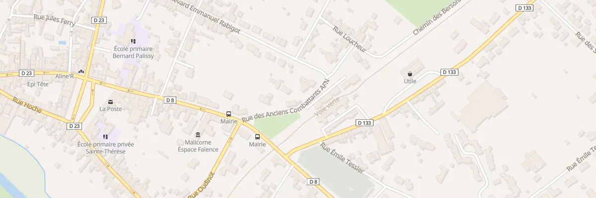 Plan du 5B Rue des Anciens Combattan Afn à Malicorne-sur-Sarthe