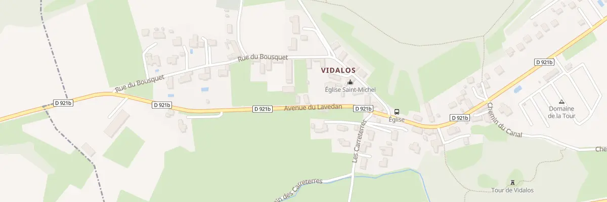 Plan du 88 Av du Lavedan à Agos-Vidalos