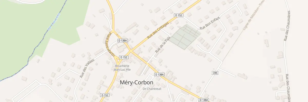 Plan du 1 Rue de la Paix à Méry-Bissières-en-Auge