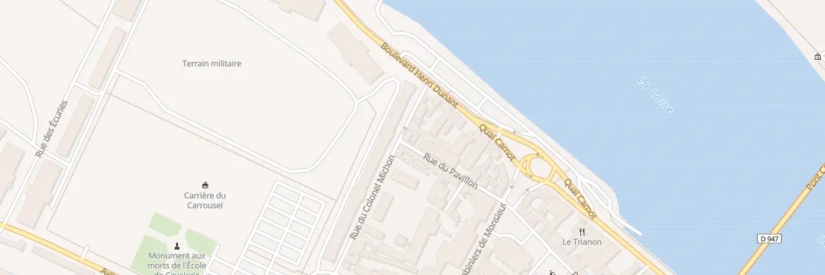 Plan du 7 Rue du Col Michon à Saumur
