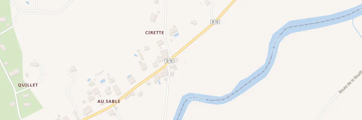 Plan du 20 Cirette à Morizès