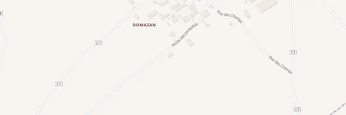 Plan du 6 Rte des Jonquilles Domazan à Loubigné