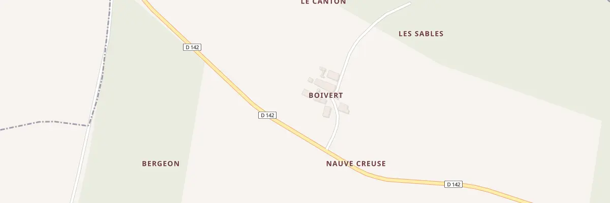 Plan du 1 Boivert à Boscamnant