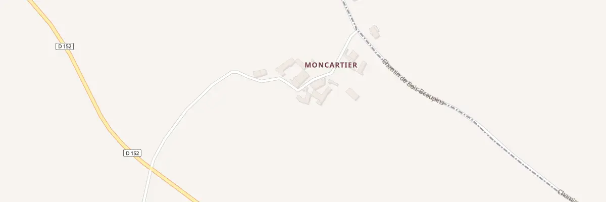 Plan du 14 Moncartier à Bellevigne
