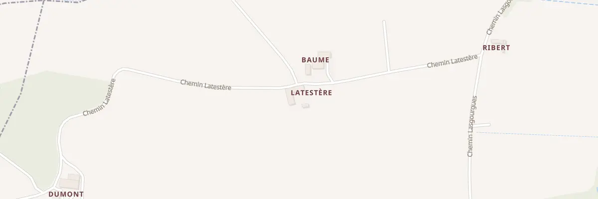 Plan du 4 Che de Latestere à Crouseilles