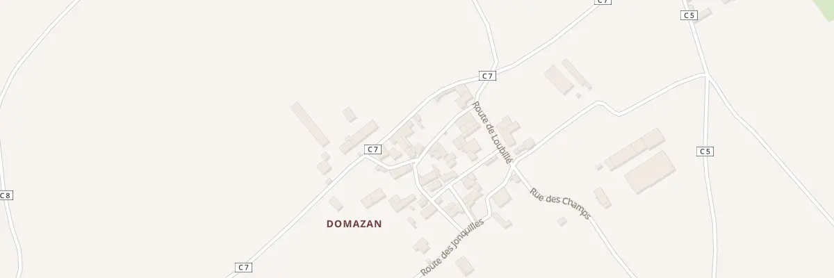 Plan du 5 Rue du Tilleul Domazan à Loubigné
