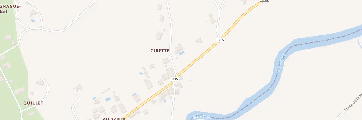 Plan du 22 Cirette à Morizès