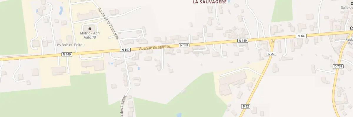Plan du 51 Av de Nantes à La Ferrière-en-Parthenay