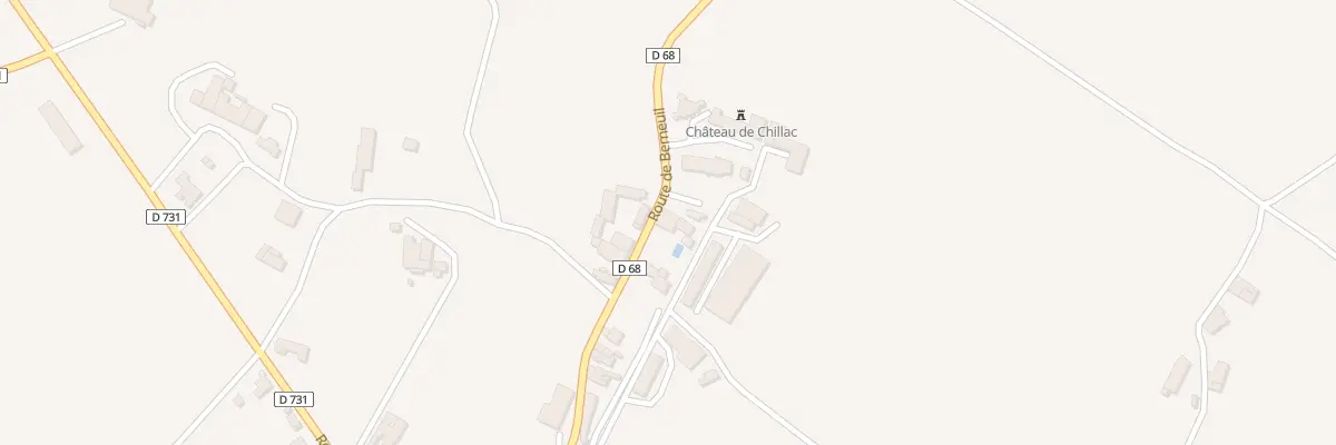 Plan du 2 Rue de l’Église à Chillac