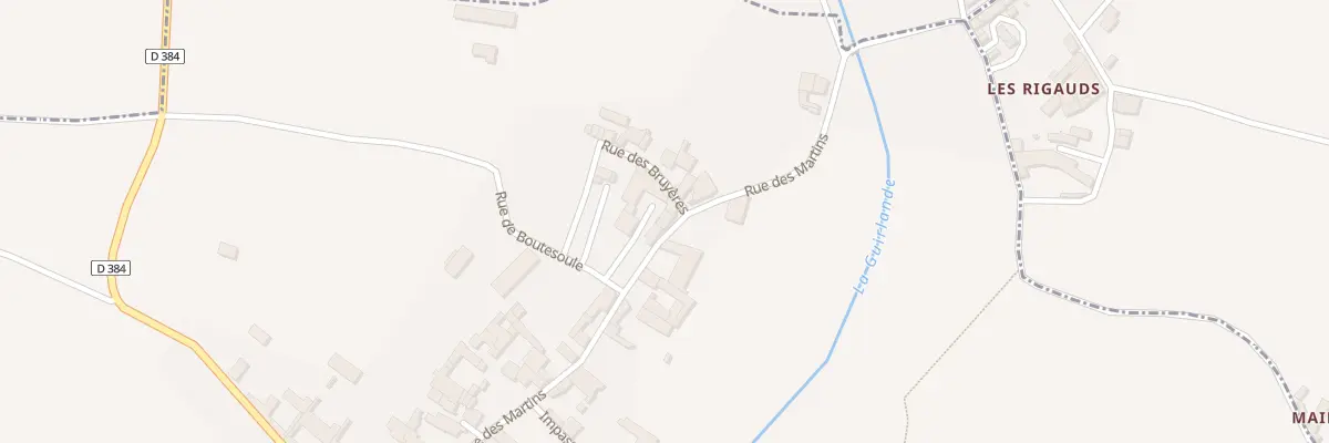 Plan du 5083 Rue des Martins à Fleurac