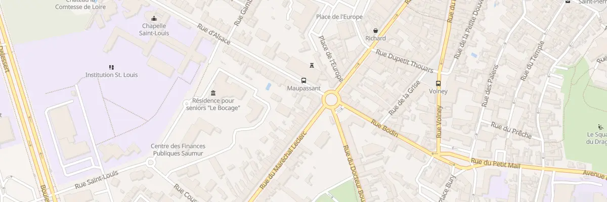 Plan du 5 Rue d’Alsace à Saumur