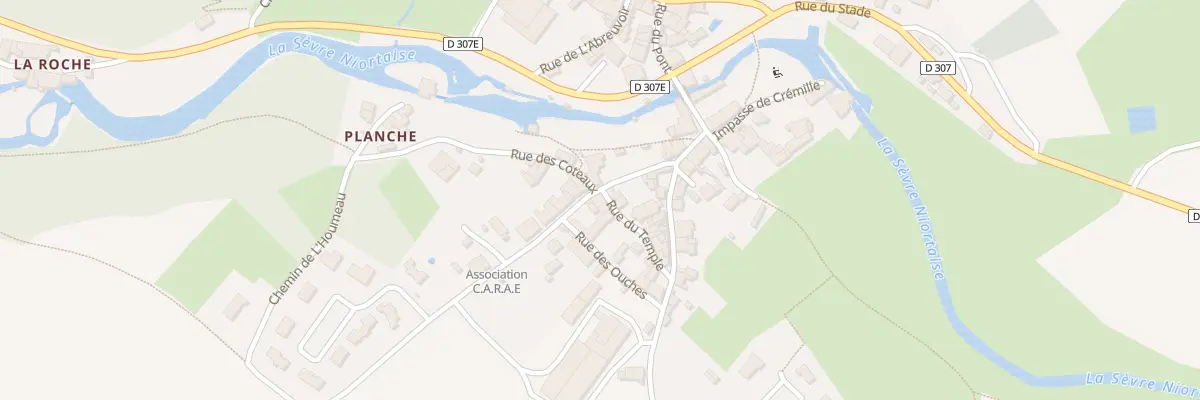 Plan du 7 Rue de Pied des Vignes à Exoudun