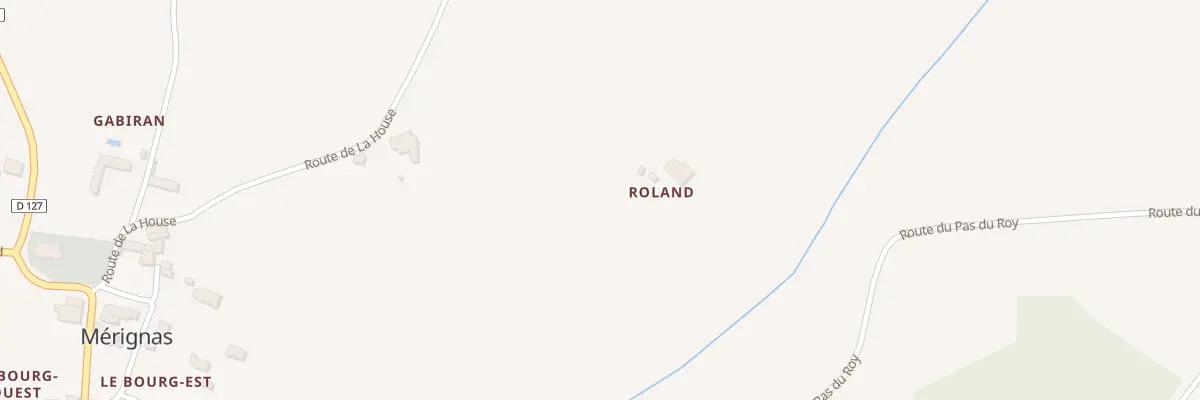 Plan du 1 Roland à Mérignas