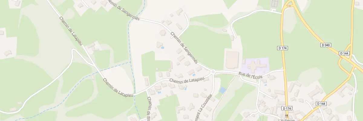 Plan du 5 Che de Sengermés à Poueyferré