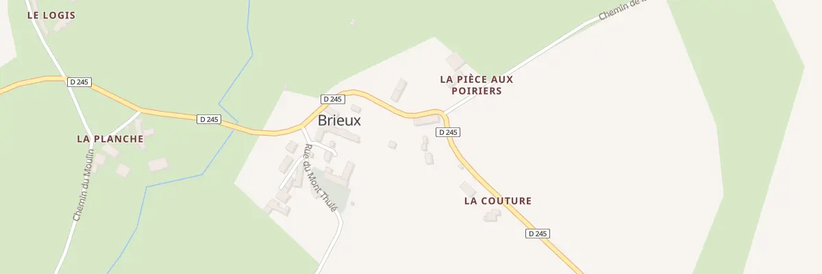 Plan du 18A Le Bourg à Brieux