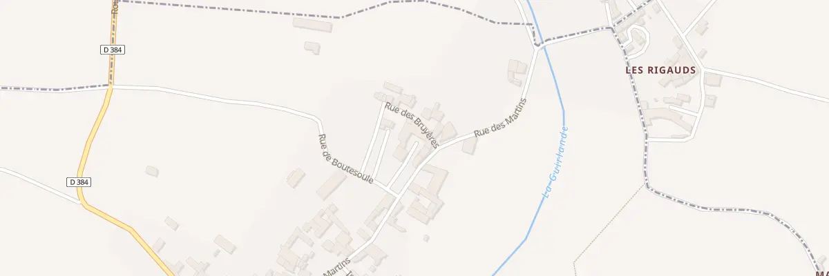 Plan du 5054 Rue des Martins à Fleurac
