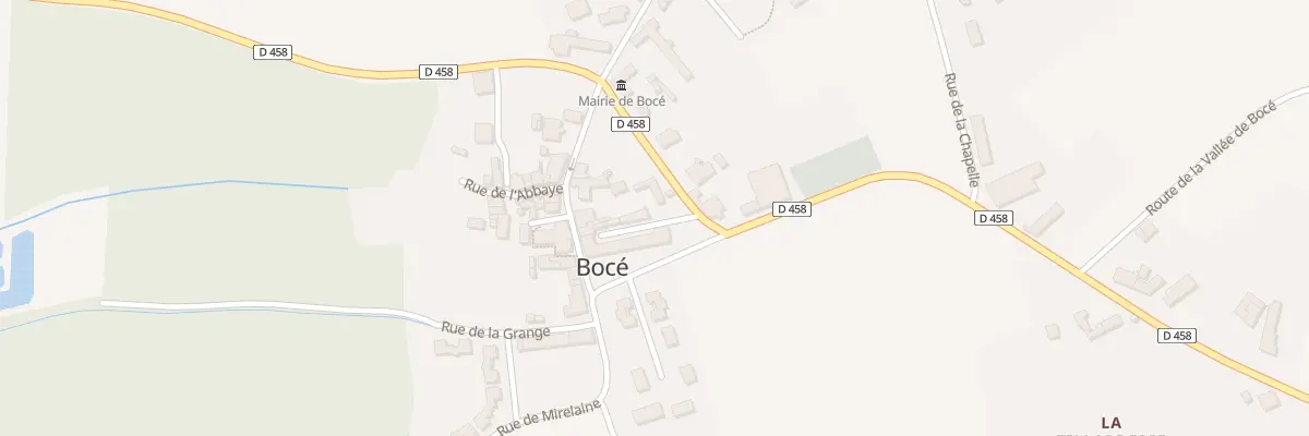 Plan du 8 Rue de l’Eglise de Bocé à Baugé-en-Anjou
