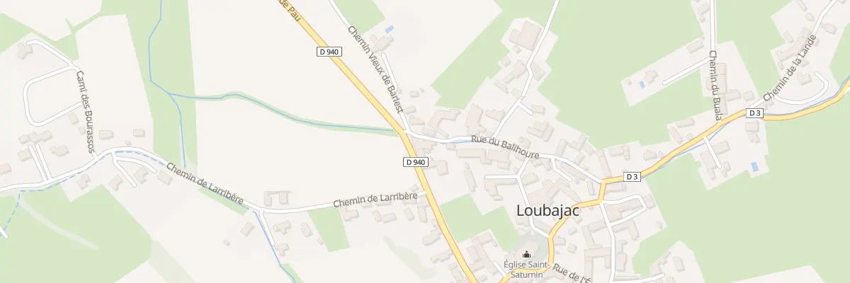 Plan du 2 Rue du Balihoure à Loubajac