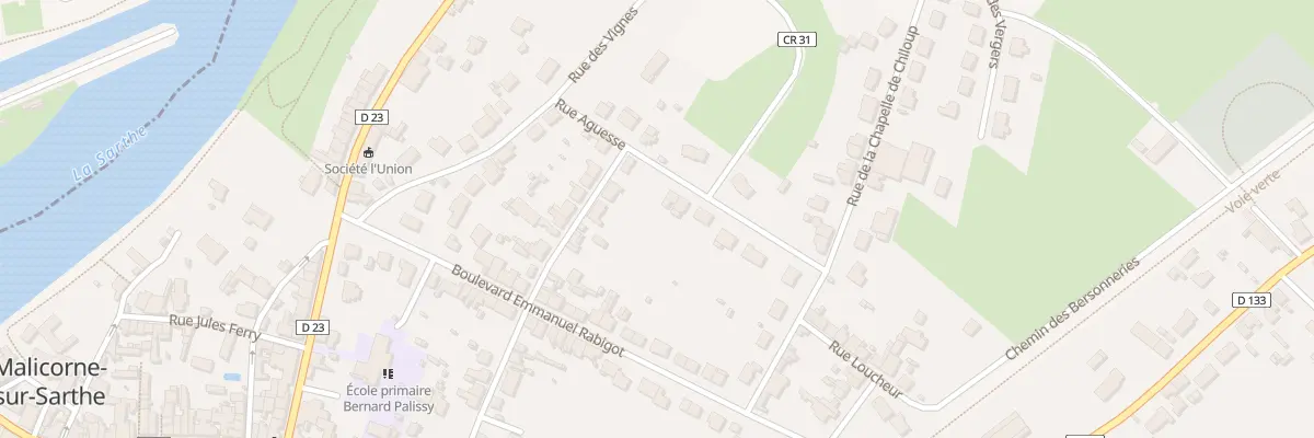 Plan du 4 Rue Henri Aguesse à Malicorne-sur-Sarthe