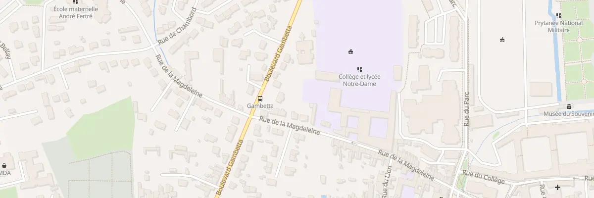 Plan du 54 Rue de la Magdeleine à La Flèche