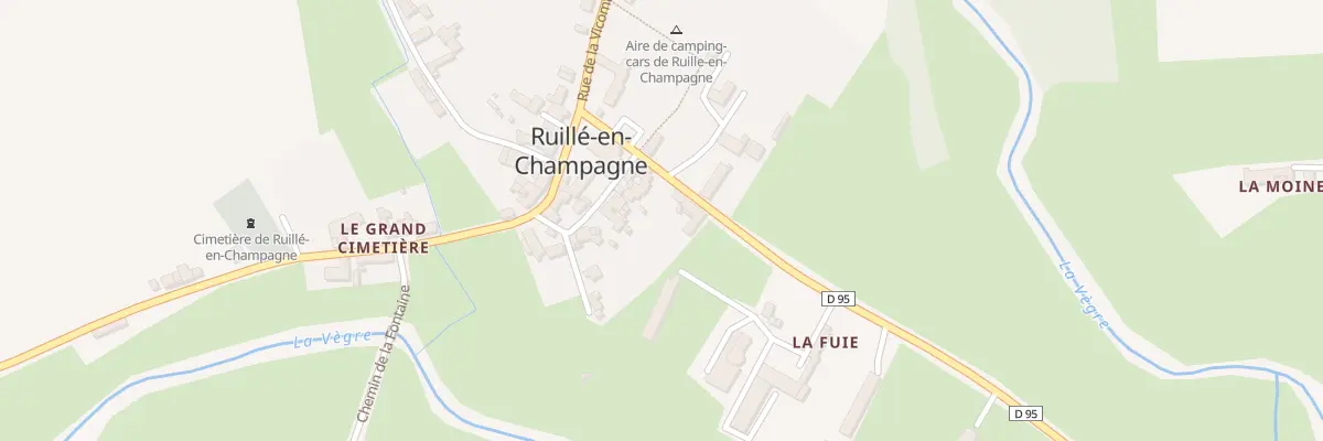 Plan du 6 Rue de la Vegre à Ruillé-en-Champagne