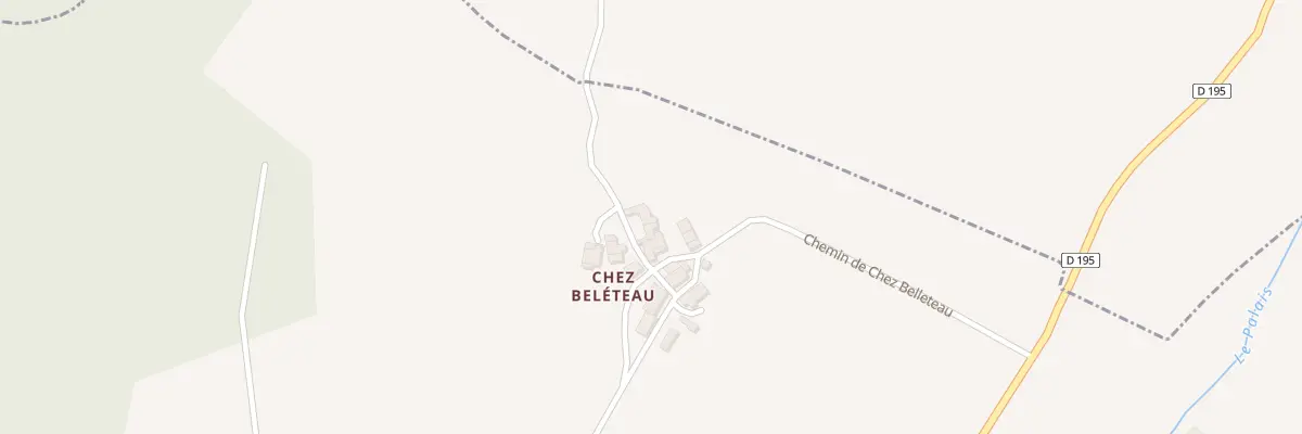 Plan du 8 Che de Chez Belleteau à Brossac