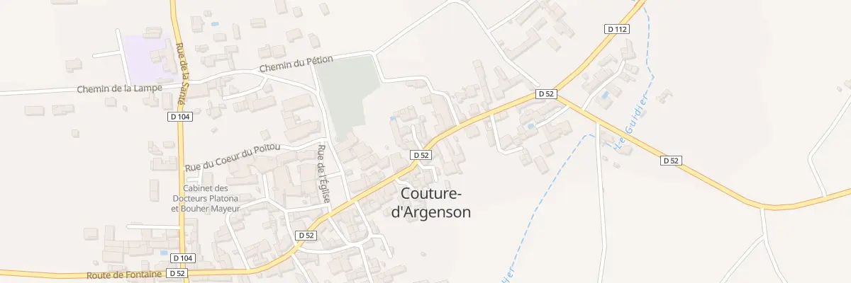 Plan du 2 Imp du Puits à Couture-d’Argenson