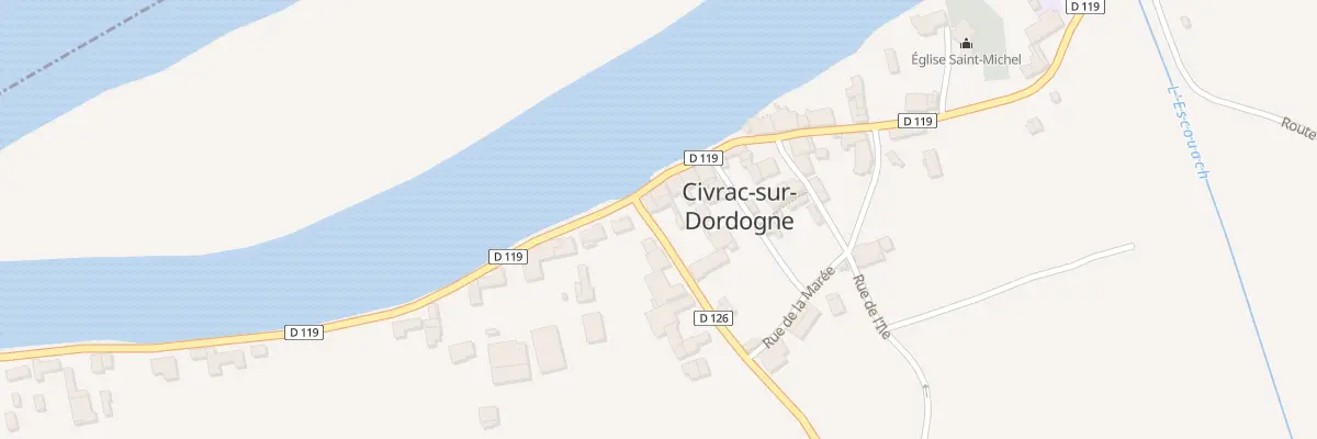 Plan du 54 Le Bourg à Civrac-sur-Dordogne