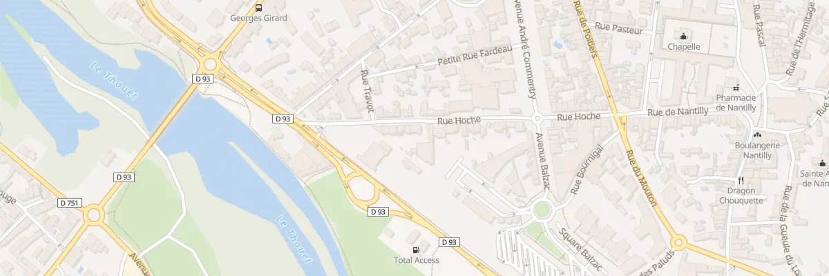 Plan du 33 Rue Hoche à Saumur