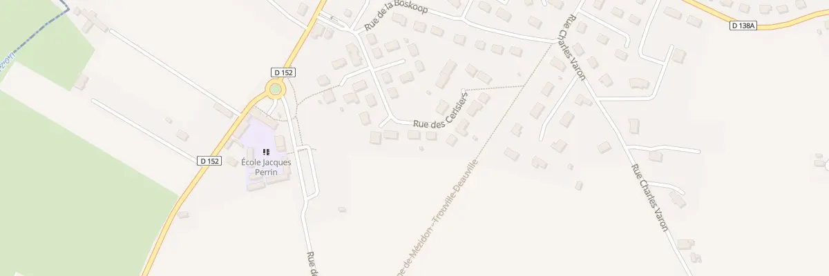 Plan du 16 Rue des Cerisiers à Méry-Bissières-en-Auge
