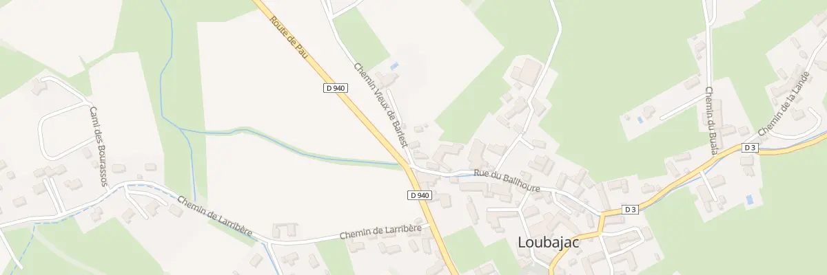 Plan du 4 Che Vieux de Barlest à Loubajac