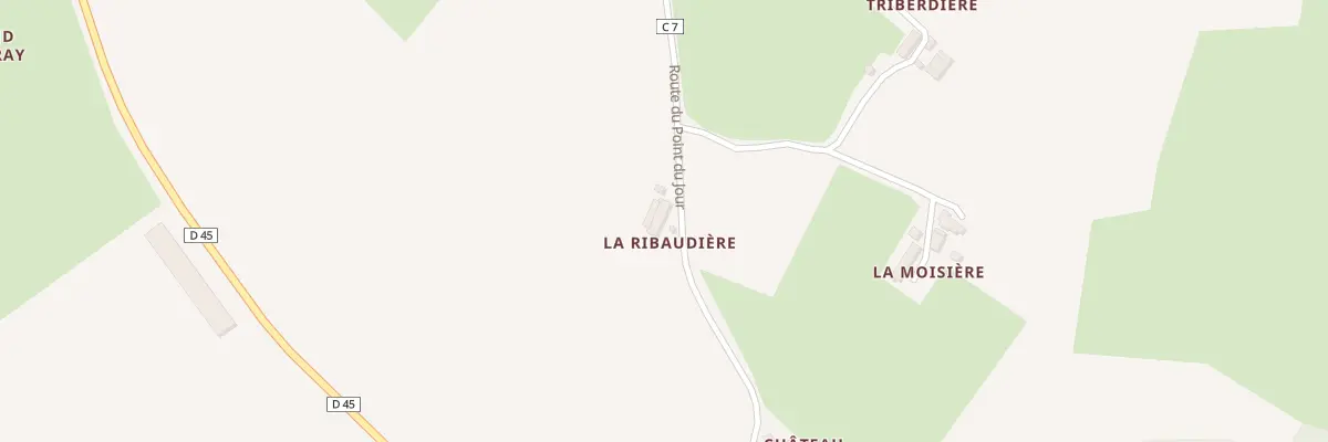 Plan du 1 Rte du Point du Jour à Tennie