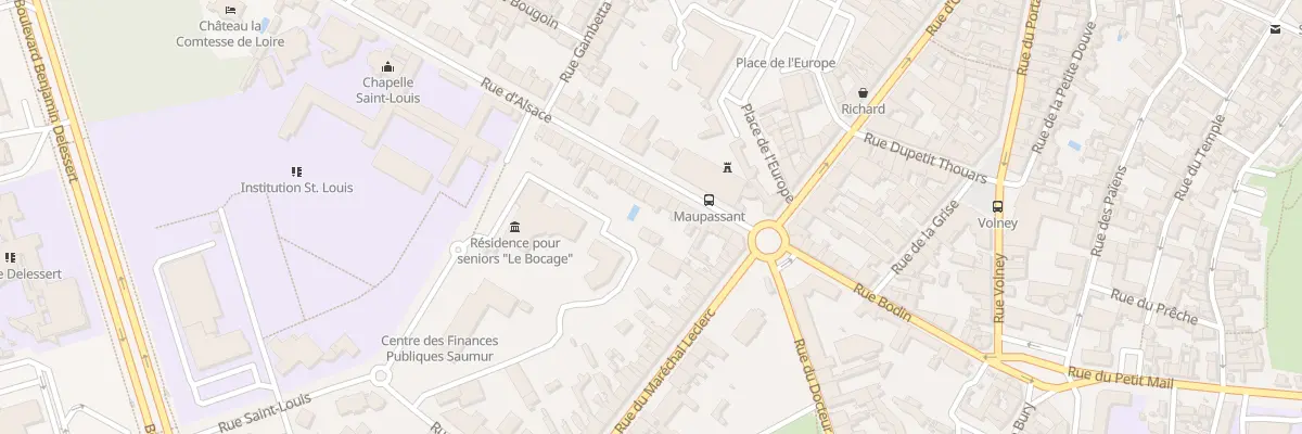 Plan du 19 Rue d’Alsace à Saumur