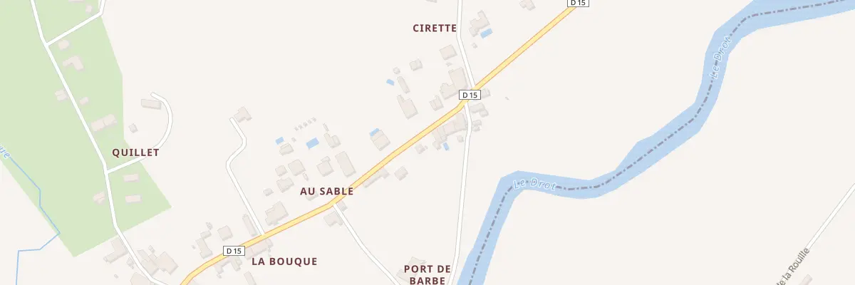 Plan du 8 Cirette à Morizès