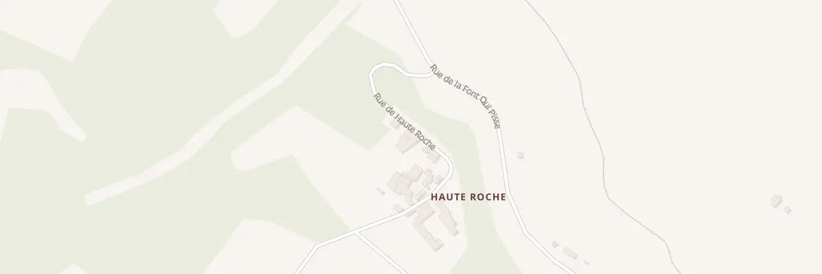 Plan du 190 Rue de Haute Roche à Châteauneuf-sur-Charente
