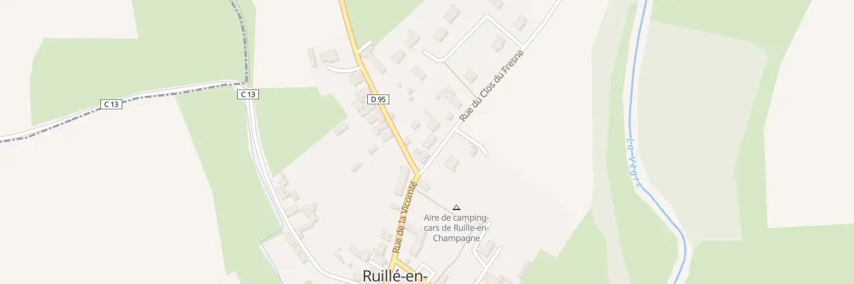 Plan du 1 Rue du Clos Du Fresne à Ruillé-en-Champagne