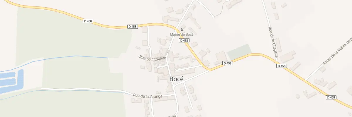 Plan du 4 Rue de l’Eglise de Bocé à Baugé-en-Anjou
