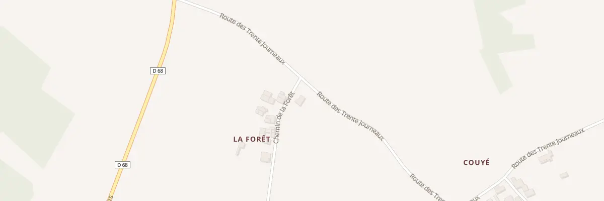 Plan du 5189 La Foret à Saint-Bonnet