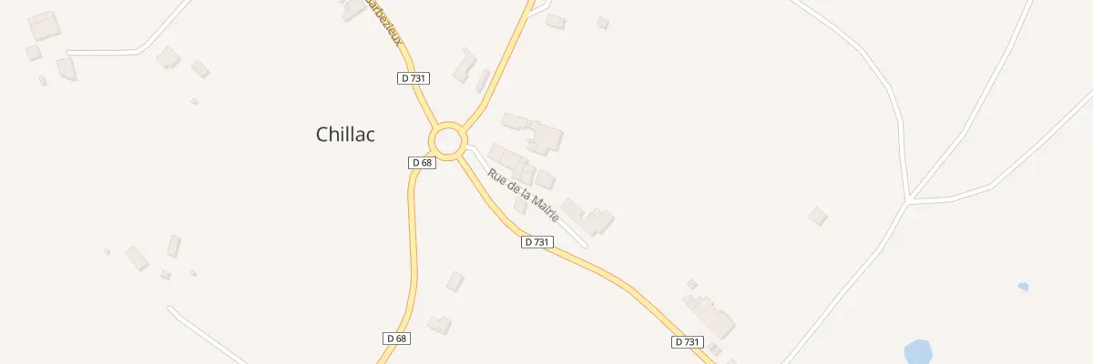 Plan du 5082 Touvents à Chillac